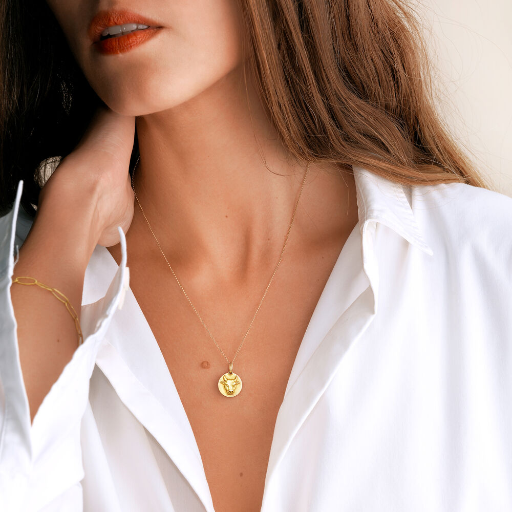 Mythology 18kt Gold Taurus Necklace | Annoushka jewelley